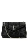 Saint Laurent Black Loulou Medium Shoulder Bag In Black