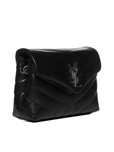 Saint Laurent Black Loulou Toy Crossbody Bag