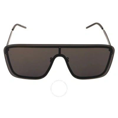 Saint Laurent Black Mask Unisex Sunglasses Sl 364 Mask 002 99