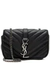 Saint Laurent Black Leather Classic Baby Chain Bag (authentic Pre-loved)