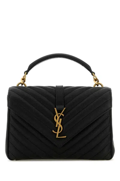 Saint Laurent Black Medium College Handbag