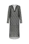 Saint Laurent Women's Lace Dress In Black