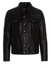 Saint Laurent Segovia Casual Jackets And Parka Black In Black