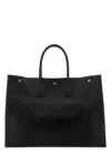 SAINT LAURENT BLACK NAPPA LEATHER HANDBAG