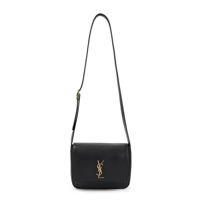 Saint Laurent Black Nappa Leather Ysl New Niki Shoulder Bag