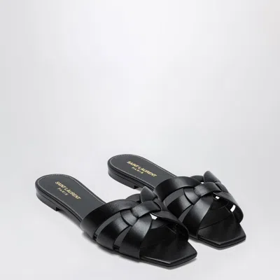 Saint Laurent Black Nu Pieds Tribute 05 Sandals Women