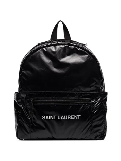 Saint Laurent Black Nuxx Nylon Backpack