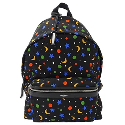 Pre-owned Saint Laurent Black Nylon Backpack ()