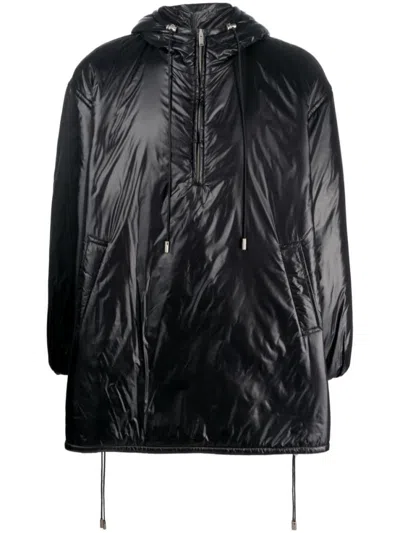 SAINT LAURENT BLACK NYLON JACKET