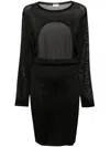 Saint Laurent Women's Open-back Knitted Dress