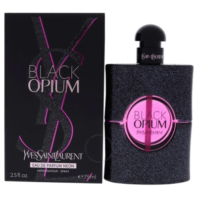 Saint Laurent Black Opium / Ysl Edp Neon Spray 2.5 oz (75 Ml) (w) In Black / Orange / Pink