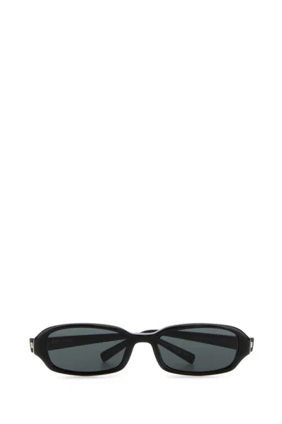 Saint Laurent Black Oval Sunglasses