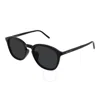 Saint Laurent Black Oval Unisex Sunglasses Sl 782/k 001 53