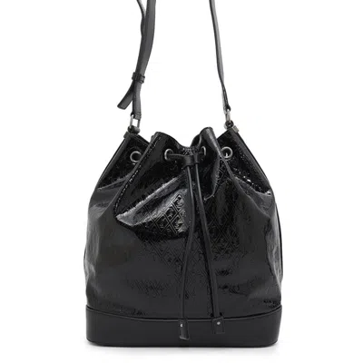 Pre-owned Saint Laurent Black Patent Leather Shoulder Bag ()