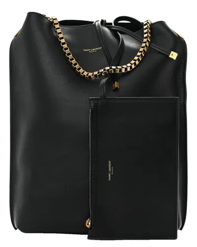 Saint Laurent Black Patent Leather Small Suzanne Hobo (authentic Pre-loved)
