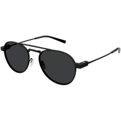 Saint Laurent Black Pilot Men's Sunglasses Sl 708 001 54