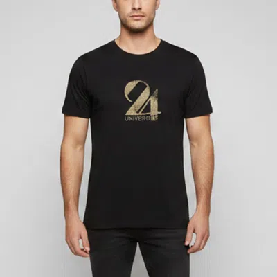 Pre-owned Saint Laurent Black Printed Jersey T-shirt Xl