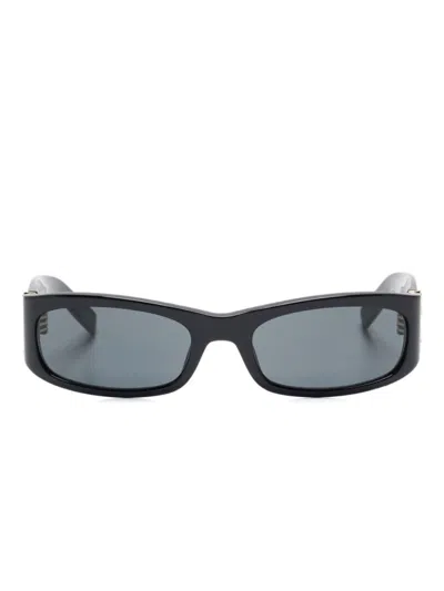 SAINT LAURENT WOMEN BLACK RECTANGULAR SUNGLASSES