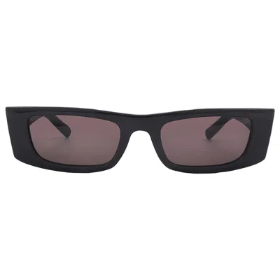 Saint Laurent Black Rectangular Unisex Sunglasses Sl 553 001 52