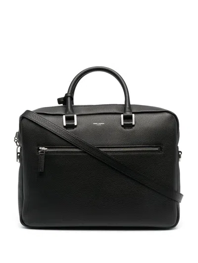 Saint Laurent Black Sac De Jour Briefcase Bag