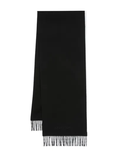 SAINT LAURENT BLACK SCIARPA SCARF