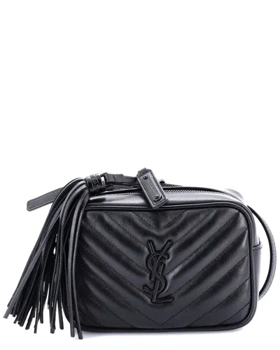 Saint Laurent Black Sheep Leather Lou Belt Bag Matelasse Chevron (authentic  Pre-loved)
