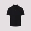 Saint Laurent Cassandre Polo Shirt In Black