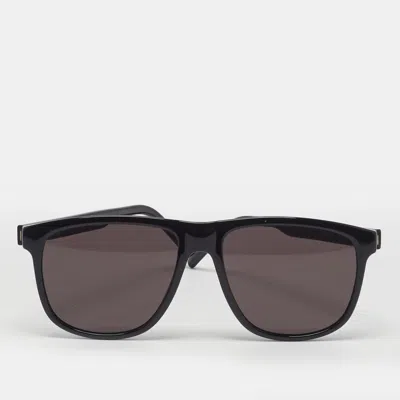 Pre-owned Saint Laurent Black Signature Sl334 Square Sunglasses