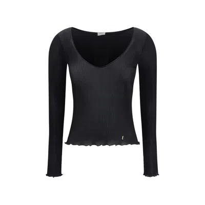 Saint Laurent Black Silk Blouse