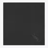 Saint Laurent Black Silk Scarf In Black