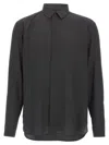 Saint Laurent Luxurious Silk Shirt Long Sleeves In Black