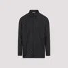 Saint Laurent Silk Shirt In Black