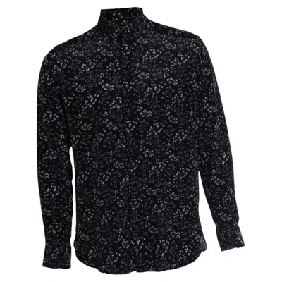 Pre-owned Saint Laurent , Black Silk Shirt With Floral Print 2018