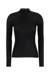Saint Laurent Black Silk Top