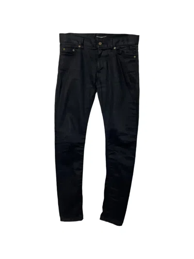 Pre-owned Saint Laurent Black Skinny Jeans