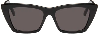 Saint Laurent Black Sl 276 Mica Sunglasses In 001 Black