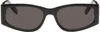 Saint Laurent Black Sl 329 Sunglasses In Black-black-black