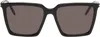 Saint Laurent Black Sl 474 Sunglasses In 001 Black