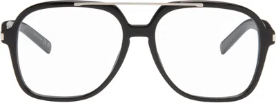 Saint Laurent Black Sl 545 Corner Angle Optical Frame Glasses