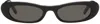 Saint Laurent Black Sl 557 Sunglasses In Black-black-black