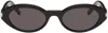 Saint Laurent Black Sl 567 Sunglasses In Black-black-black