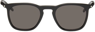 Saint Laurent Black Sl 623 Sunglasses In Black-black-black