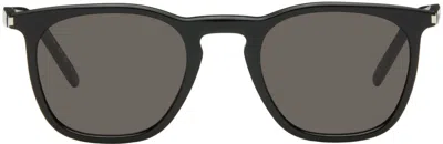 Saint Laurent Black Sl 623 Sunglasses In Black-black-black
