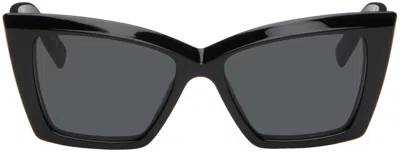 Saint Laurent Black Sl 657 New Wave Sunglasses In 001 Black