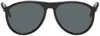 Saint Laurent Black Sl 667 Sunglasses In 001 Black