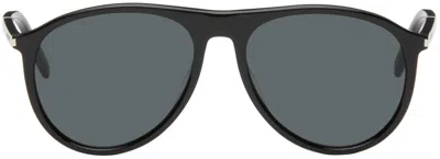 Saint Laurent Black Sl 667 Sunglasses In 001 Black
