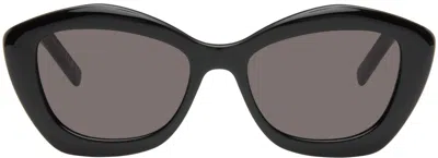 Saint Laurent Black Sl 68 Sunglasses In 001 Black