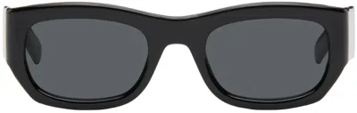 Saint Laurent Black Sl 713 Sunglasses In Black-black-black