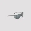 Saint Laurent Aviator Mask Sunglasses Double Bridge Slim Temples In Black