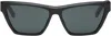 Saint Laurent Sl M103 Black Gray Crystal Sunglasses